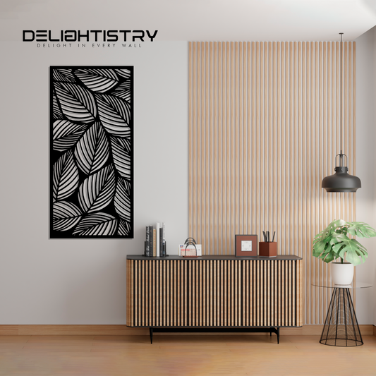 Beautiful Leaves Pattern Wall Art