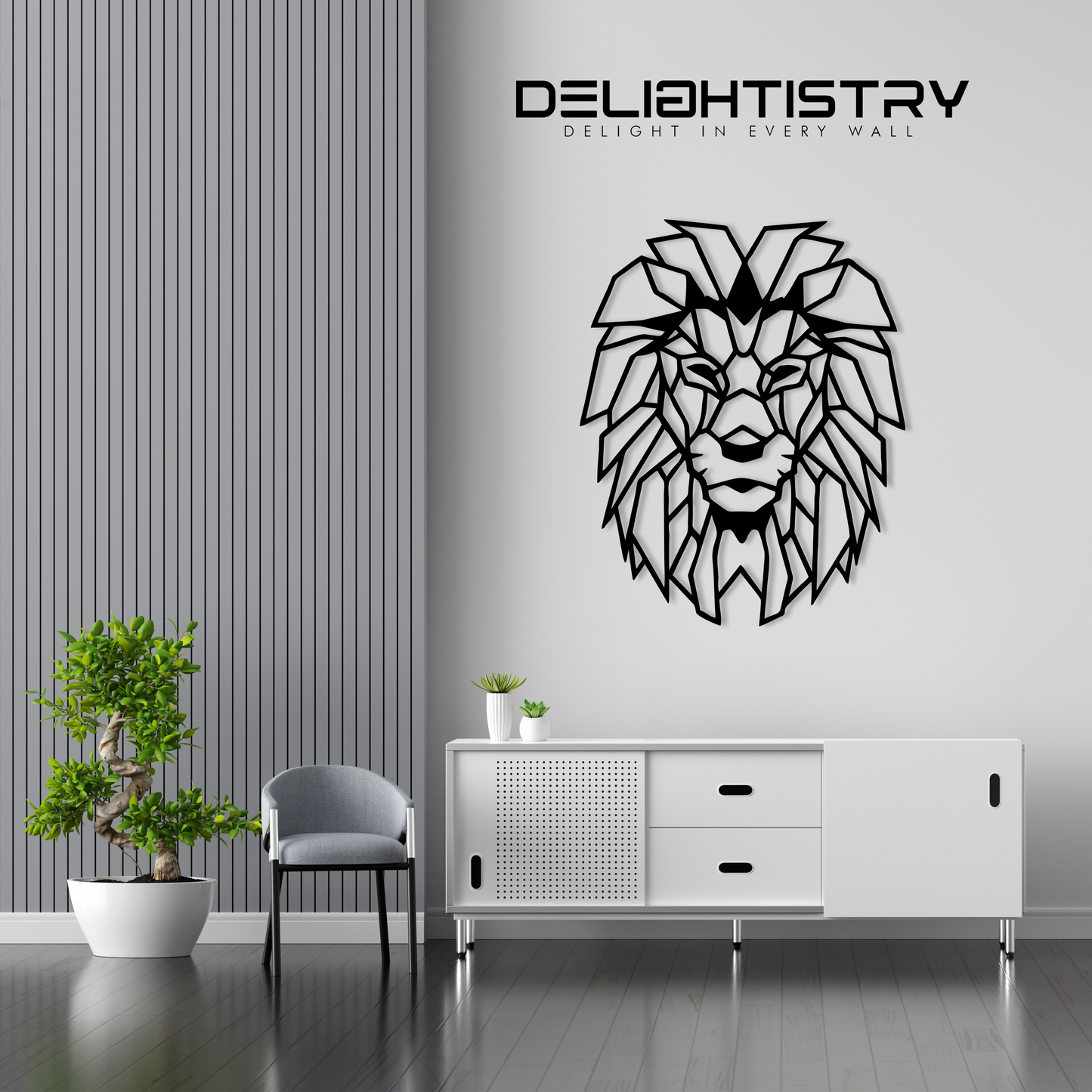 Lion Face Wall Art